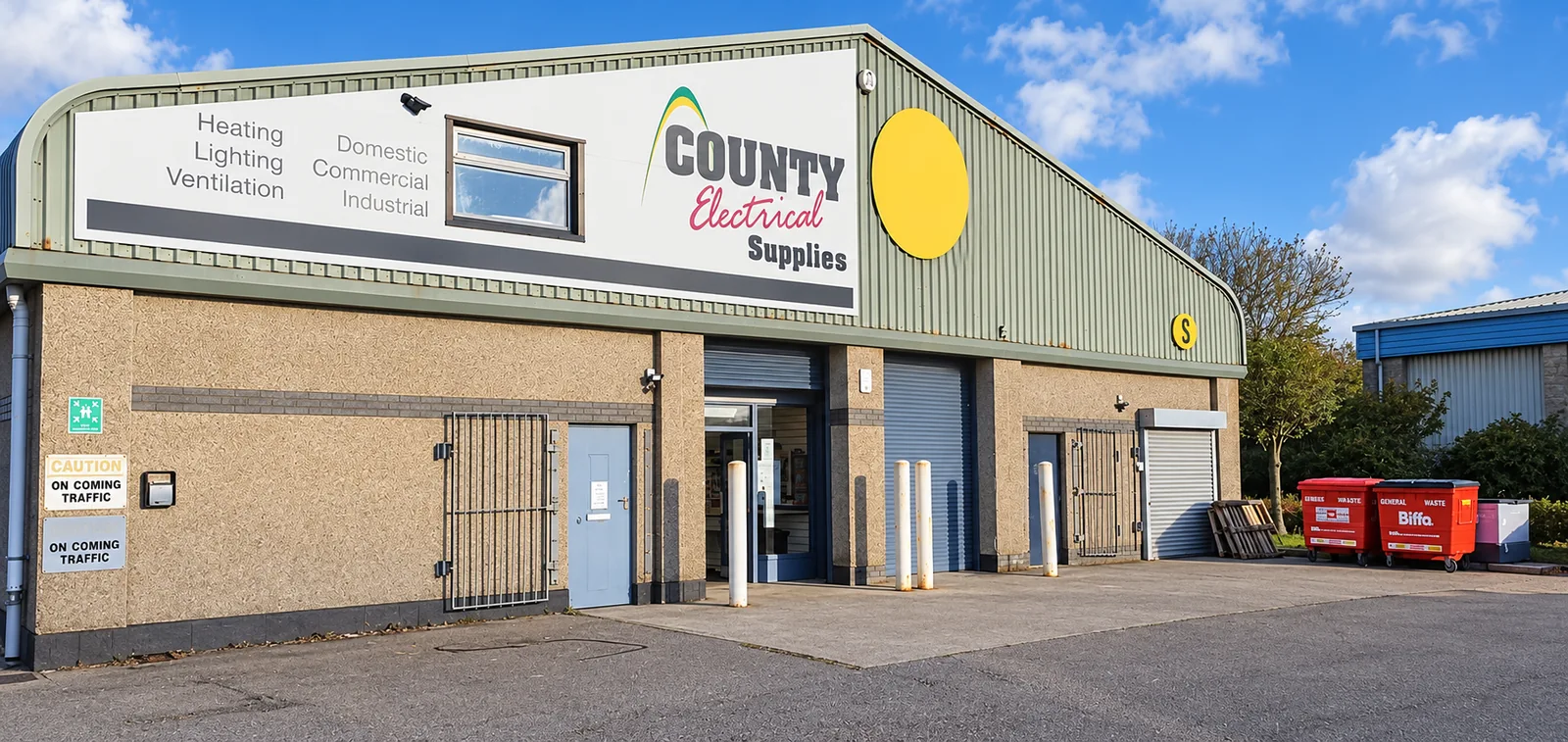 County Electrical Supplies branch entrance in Penzance