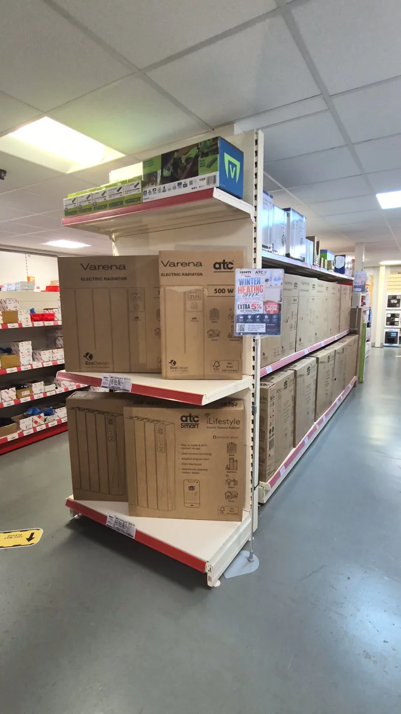 County product shelves from the supplied showroom page